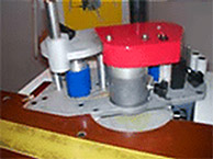 Станок для кромкооблицовки KM-40-1, автоматическая подача кромочного материала