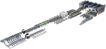Линия для производства клеёного бруса LEDINEK