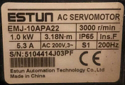 Серводвигатель ESTUN EMJ-10APA22