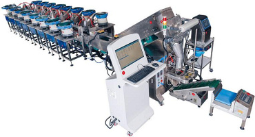 Автоматическая линия для упаковки фурнитуры FL-450